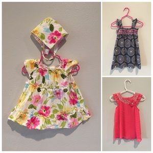 3 Dress Sets Size 12m (EUC)